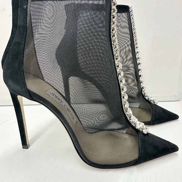New Statement jimmy choo rhinestone ankle boots size 37 - Picture 2 of 3